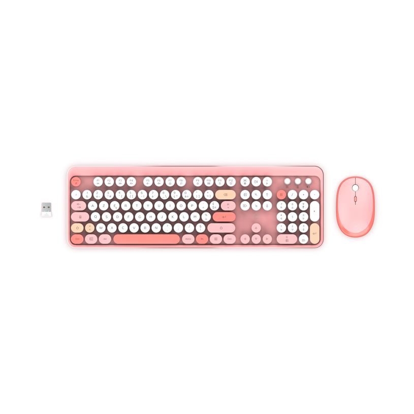 3700527313894-Mobility Lab - Clavier + souris sans fil PURE - rose--2