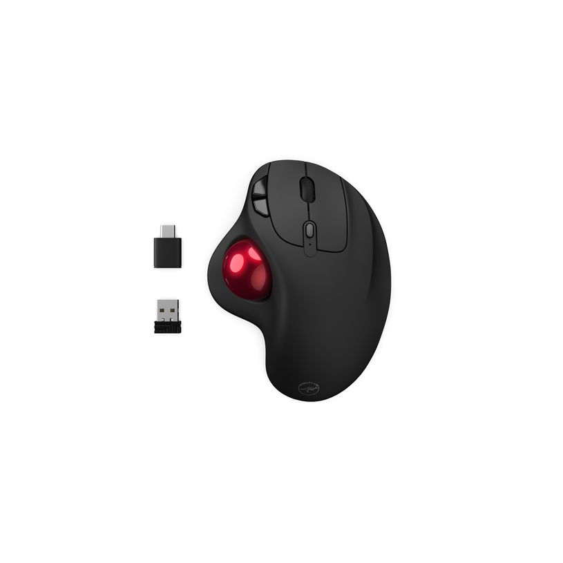 3700527313276-Mobility Lab - Souris sans fil ergonomique PREMIUM trackball - droitier - noir--0