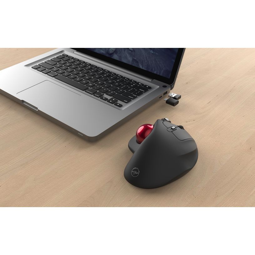 3700527313276-Mobility Lab - Souris sans fil ergonomique PREMIUM trackball - droitier - noir--3