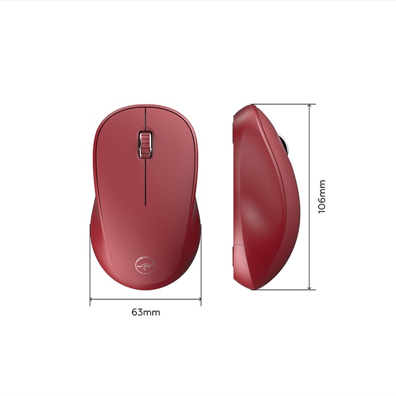 3700527311982-Mobility Lab - Souris sans fil DELTA - rouge--3