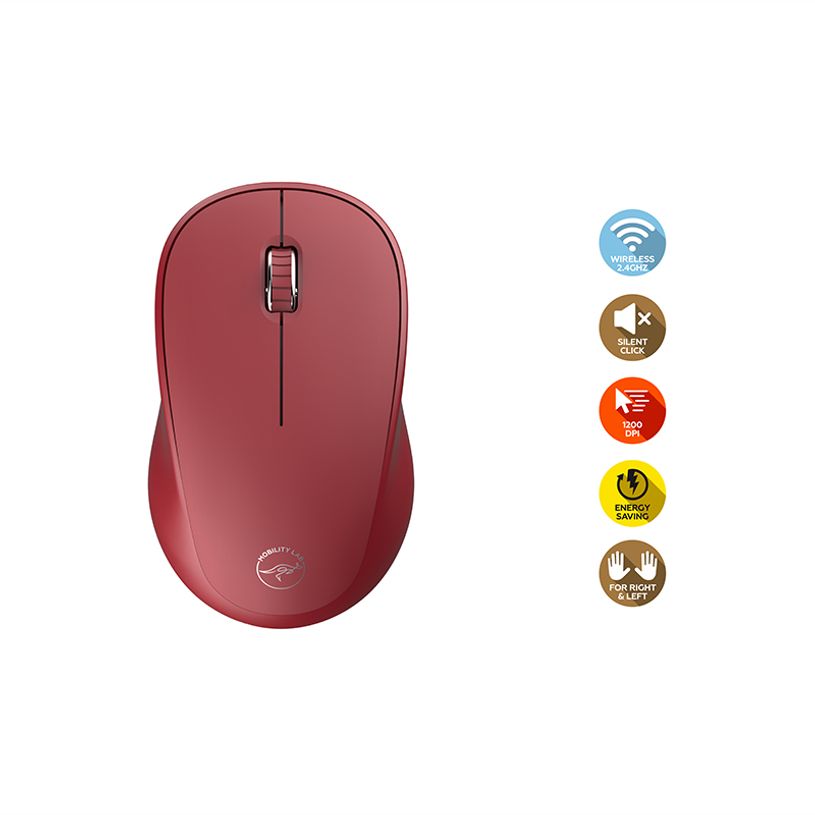 3700527311982-Mobility Lab - Souris sans fil DELTA - rouge--4