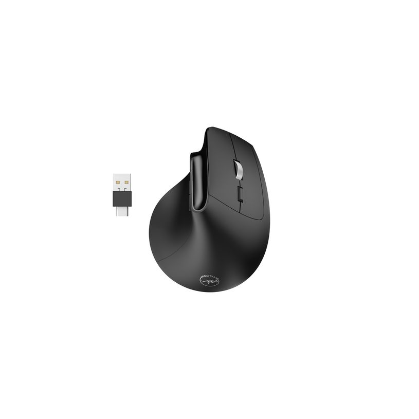 3700527313139-Mobility Lab - Souris sans fil ergonomique PREMIUM - droitier - noir--0