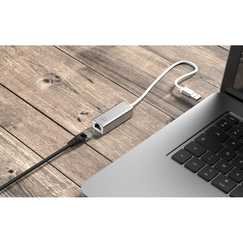 3700527310510-Mobility Lab - Adaptateur USB 2.0 vers RJ45 - blanc--3