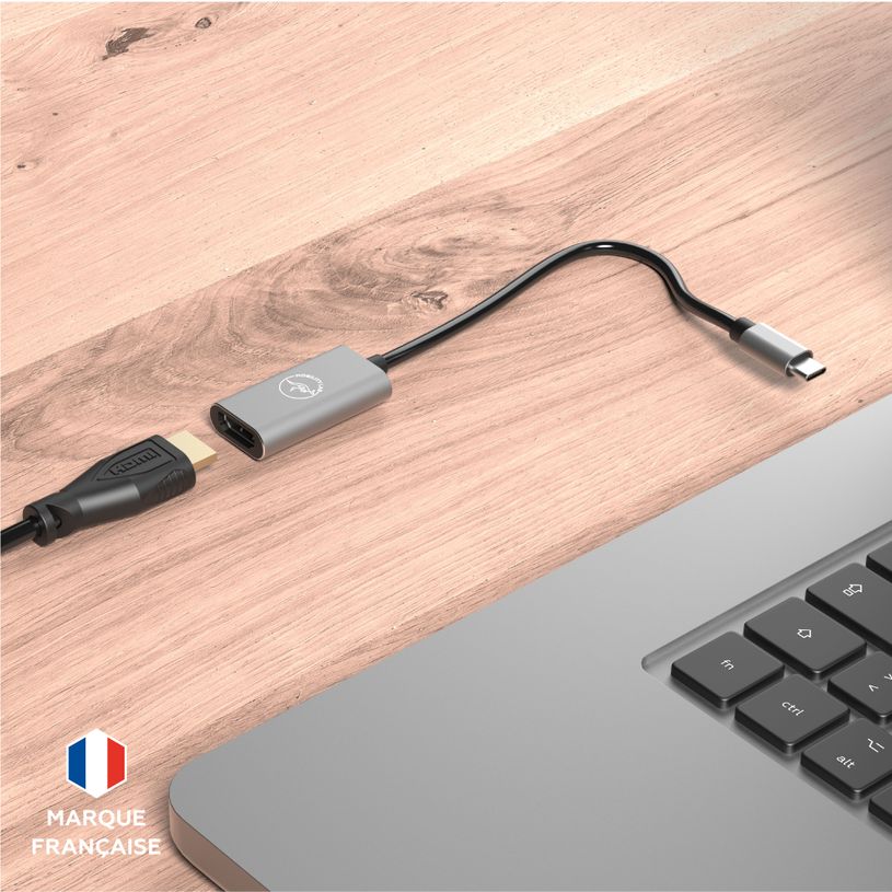 3700527310442-Mobility Lab - Adaptateur USB-C vers HDMI - gris--3