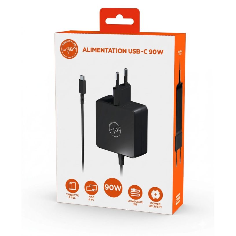 3700527312149-Mobility Lab - Chargeur universel pour ordinateur portable 90W (USB Type C)--3