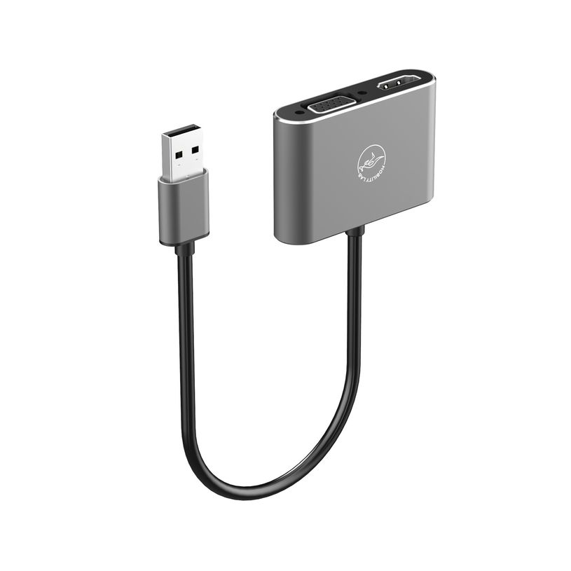 3700527312842-Mobility Lab - Adaptateur USB vers HDMI/VGA - gris--0