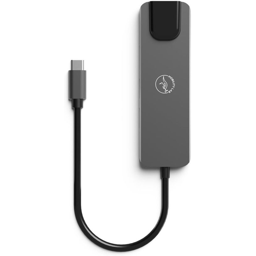 3700527313009-Mobility Lab - Hub Adapter USB-C 5-en-1  - 100W - gris sideral--1
