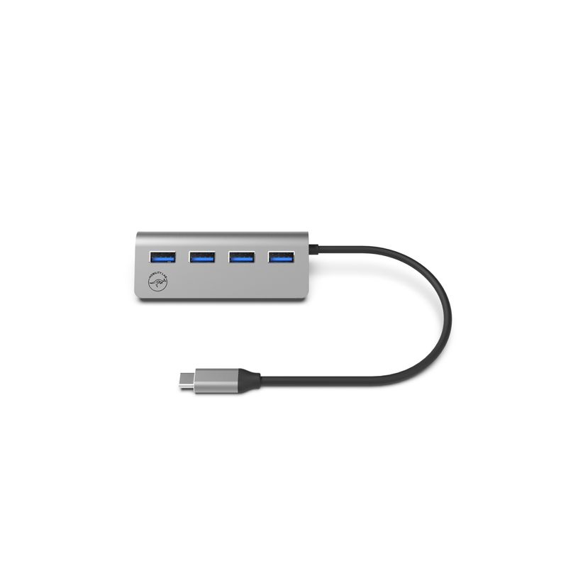 3700527311821-Mobility Lab - Hub USB-C 4 ports - USB 3.0 - gris sidéral--0