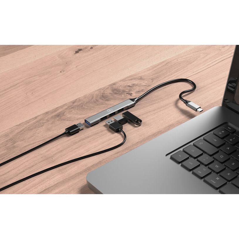 3700527312866-Mobility Lab - Hub USB-C 4 ports - gris sidéral--4