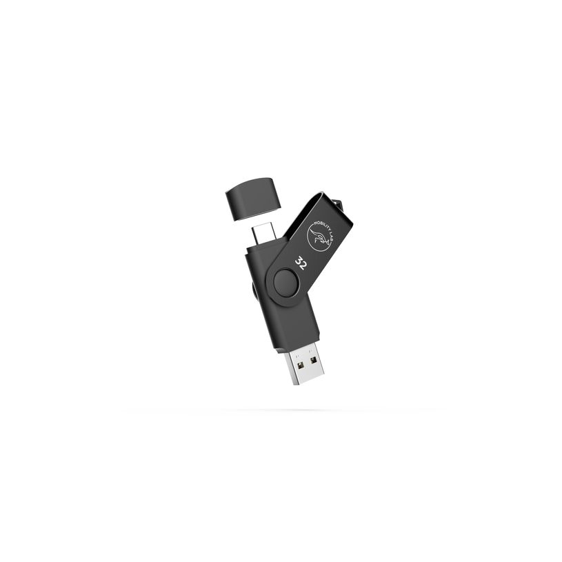 3700527312712-Mobility Lab - Clé USB & USB-C 2.0 - 32 Go - noir--5