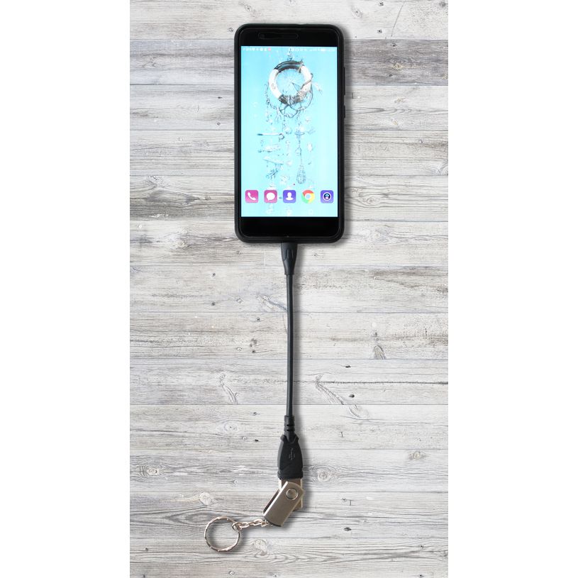 3700527301242-Mobility Lab - Adaptateur câble OTG USB vers micro USB - 10cm - noir--1