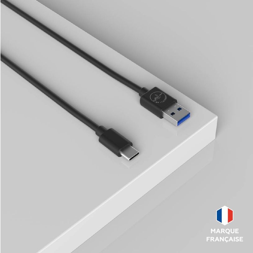 3700527311753-Mobility Lab - Câble USB-C vers USB 3.0 - 1M - noir--2