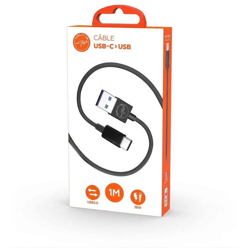 3700527311753-Mobility Lab - Câble USB-C vers USB 3.0 - 1M - noir--4