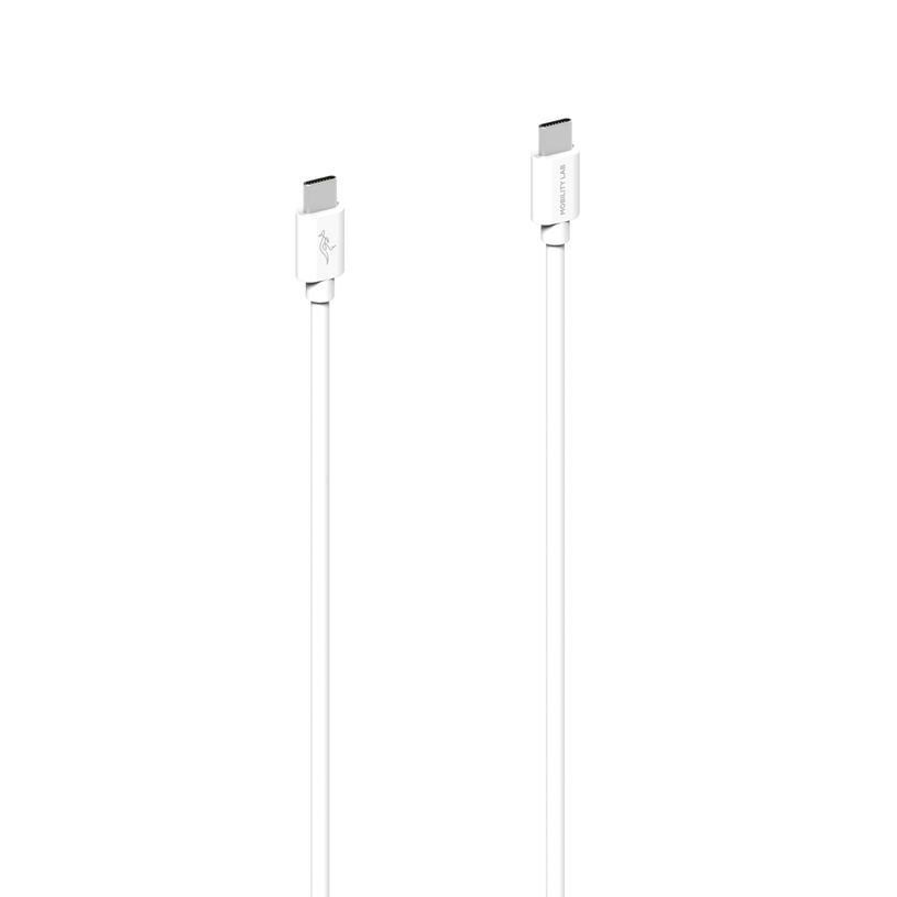 3700527312491-Mobility Lab - Câble USB-C vers USB-C - 2M - blanc--1
