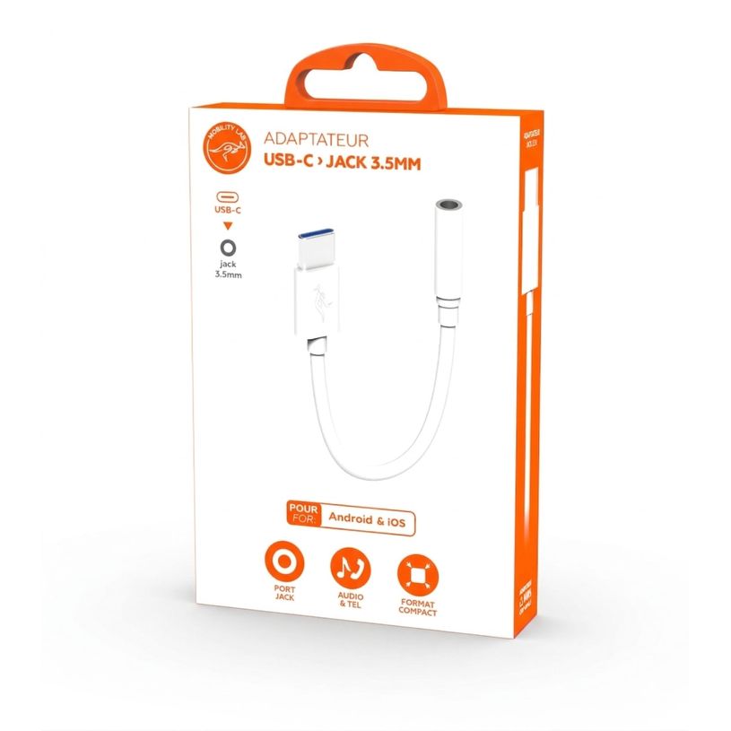 3700527312576-Mobility Lab - Adaptateur USB-C vers jack - blanc--7
