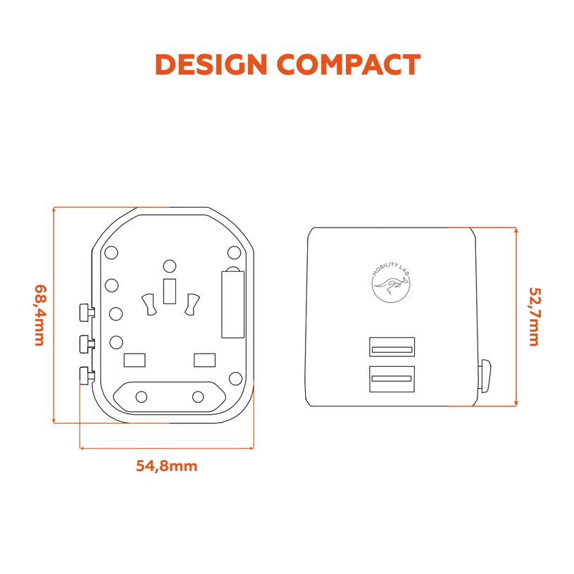 3700527314044-Mobility Lab - Adaptateur de voyage universel - 2 USB+ USB-C - noir--4