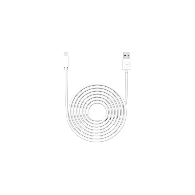 3700527312507-Mobility Lab - Câble USB-A vers lightning - 2m - blanc--2