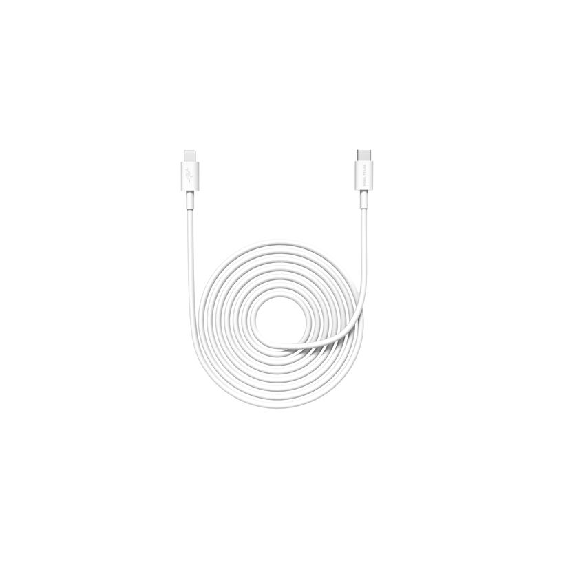 3700527312514-Mobility Lab - Câble USB-C vers lightning - 2m - blanc--2