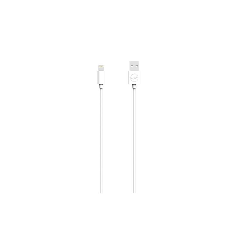 3700527312224-Mobility Lab - Câble de charge et synchronisation USB-A vers lightning - 1m - blanc--0