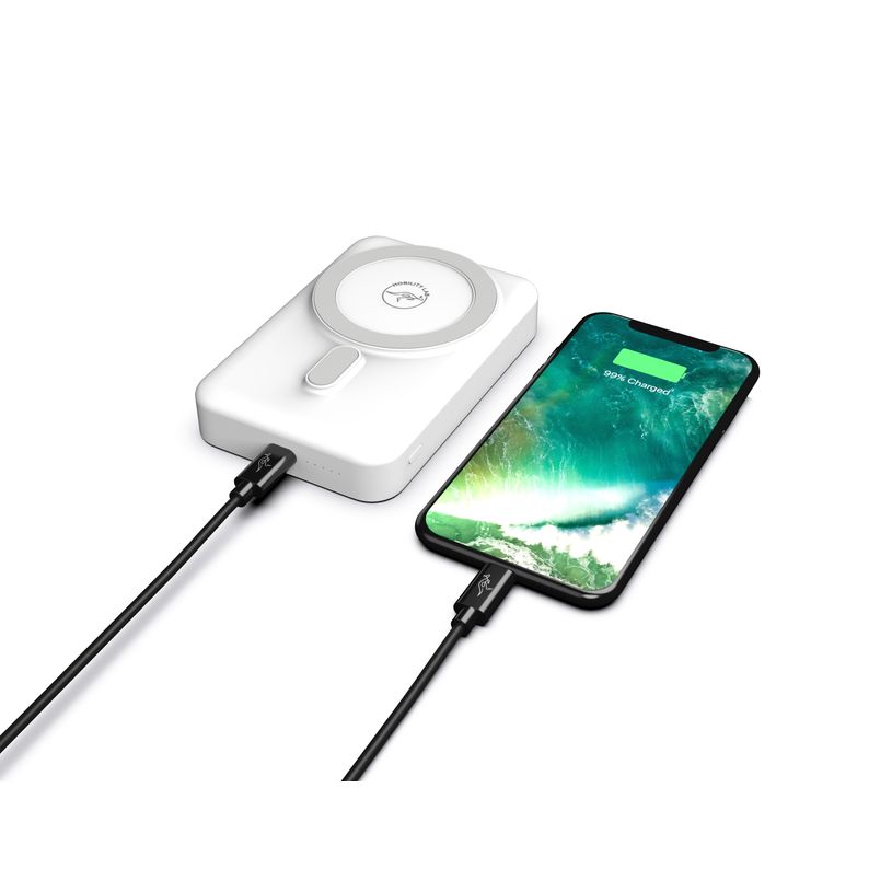 3700527312651-Mobility Lab - Batterie externe à induction mangetique - 5000 mAh - blanc--4