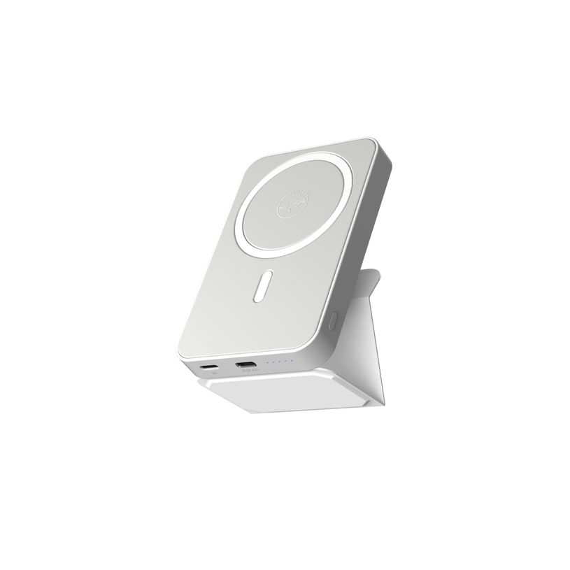 3700527312644-Mobility Lab - Batterie externe à induction mangetique - 5000 mAh - argent--0
