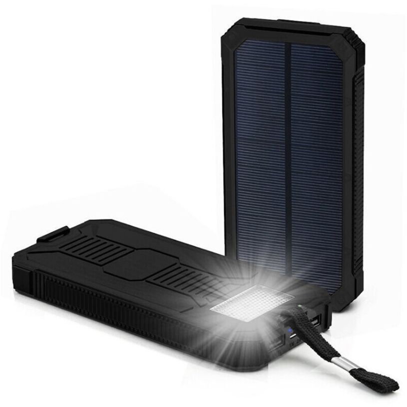 3700527312194-Mobility Lab - Batterie externe solaire - 10000 Mah - noir--3