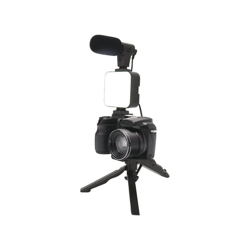 3700527305578-Mobility Lab - Kit Vlogger - Trépied + micro + lumière pour smartphone--10