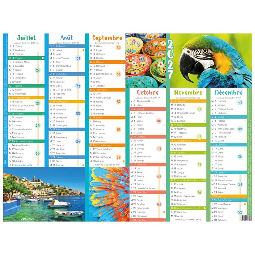 3664447227603-Oberthur - Calendrier Color story - 6 mois par page - 420 x 320 mm - daté--1