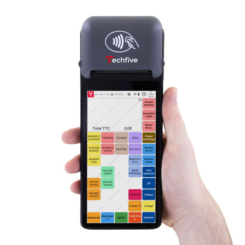 3770021853882-La Mobile - Caisse enregistreuse Techfive (ECR-76) - La caisse enregistreuse tout-en-un--7