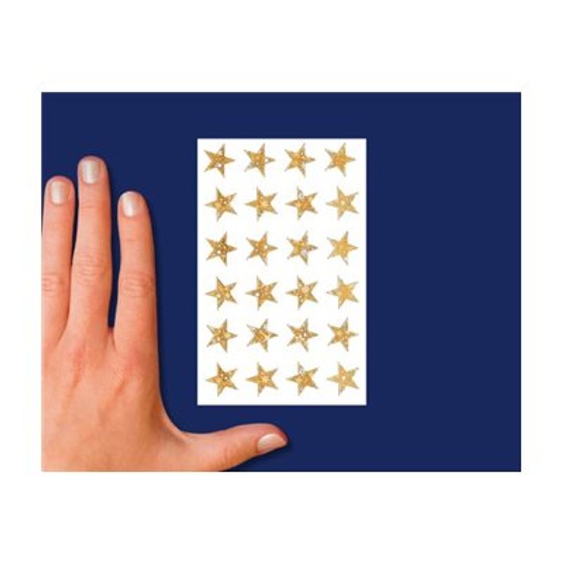 4004182524190-Avery - 24 stickers en sachet - 160x83x1 - étoiles dorées-P_405232063_2-2