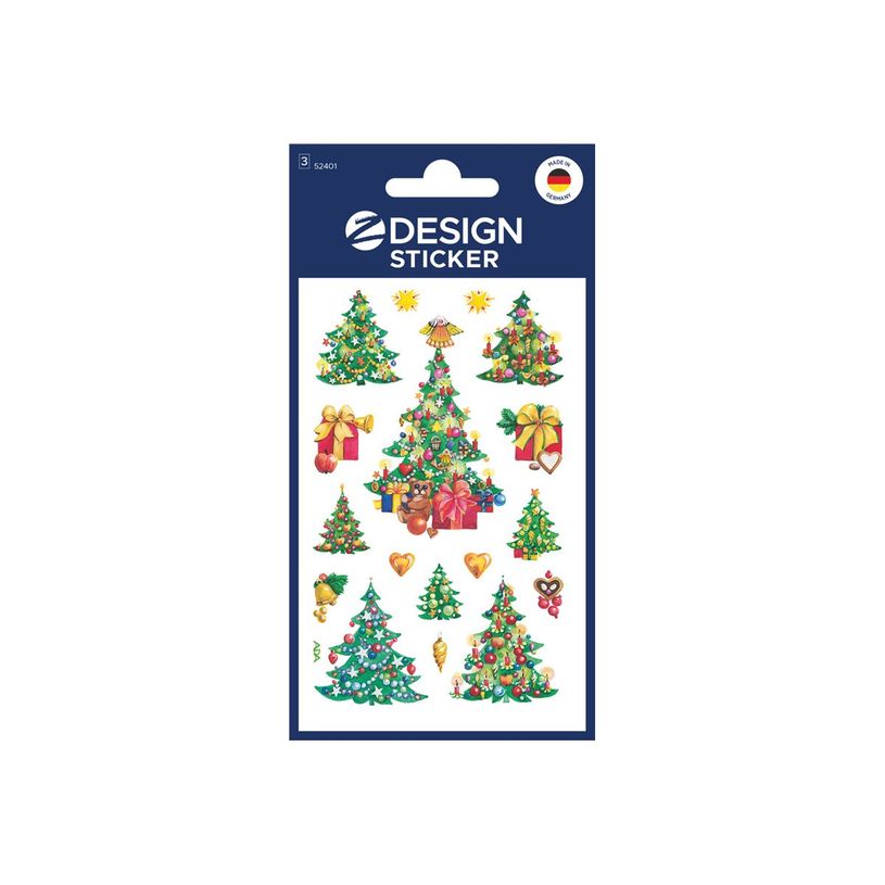 4004182524015-Avery - 30 stickers en sachet - 160x83x1 - sapins et cadeaux-P_405232070_1-3