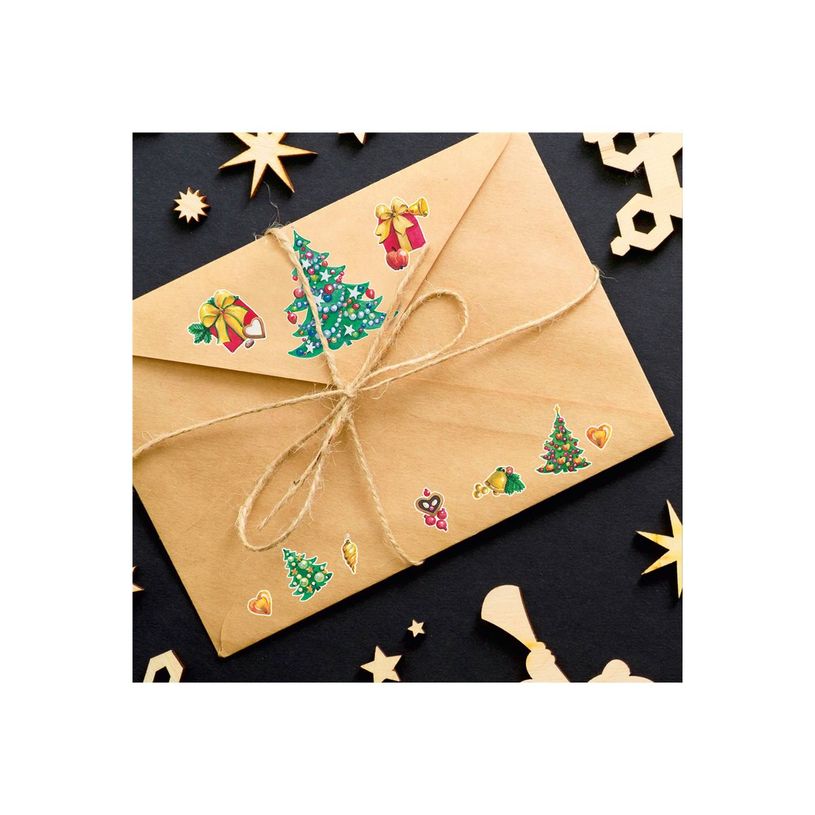 4004182524015-Avery - 30 stickers en sachet - 160x83x1 - sapins et cadeaux-P_405232070_2-2
