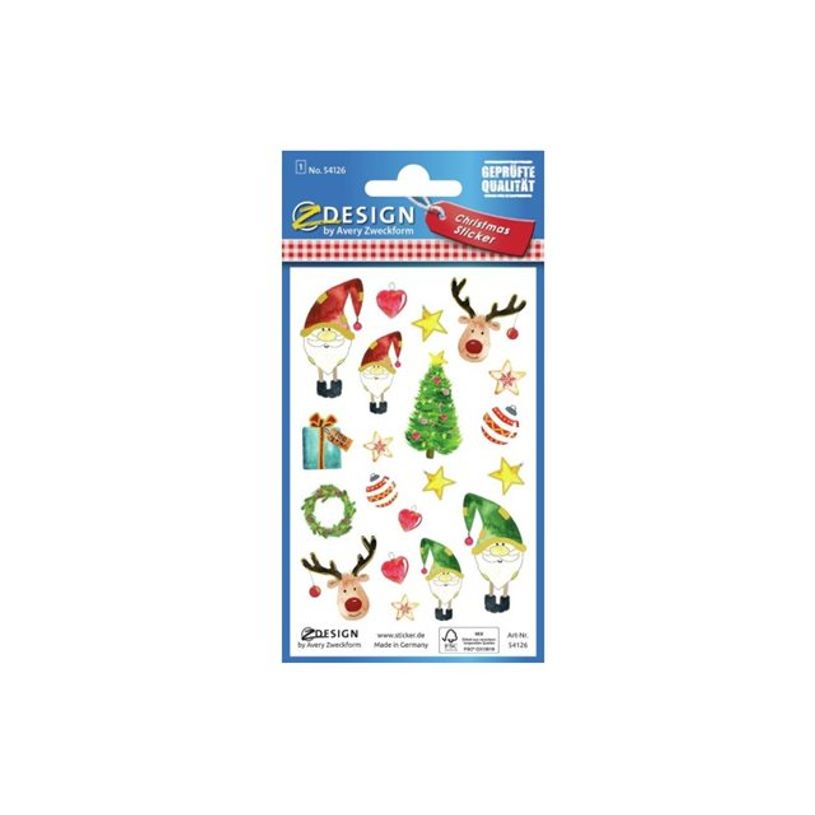 4004182541265-Avery - 21 stickers en sachet - 160x83x1 -  magie de noël-P_405232072_1-1