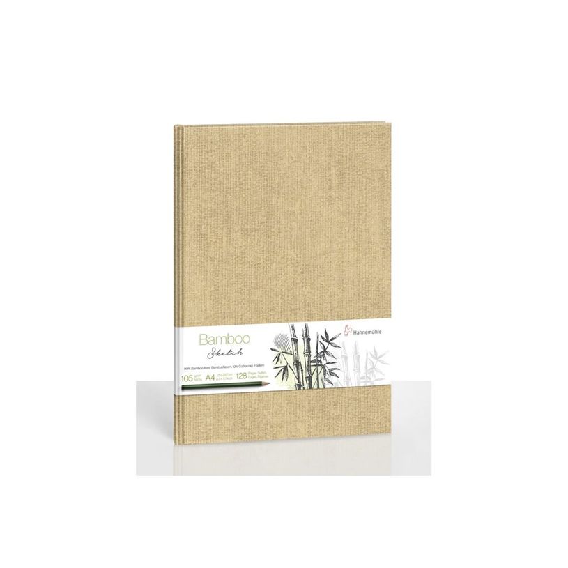 4011367004958-Hahnemühle - Carnet de croquis - A4 (210 x 297 mm) - portrait - 64 feuilles / 128 pages - papier blanc natur-P_405232111_2-0