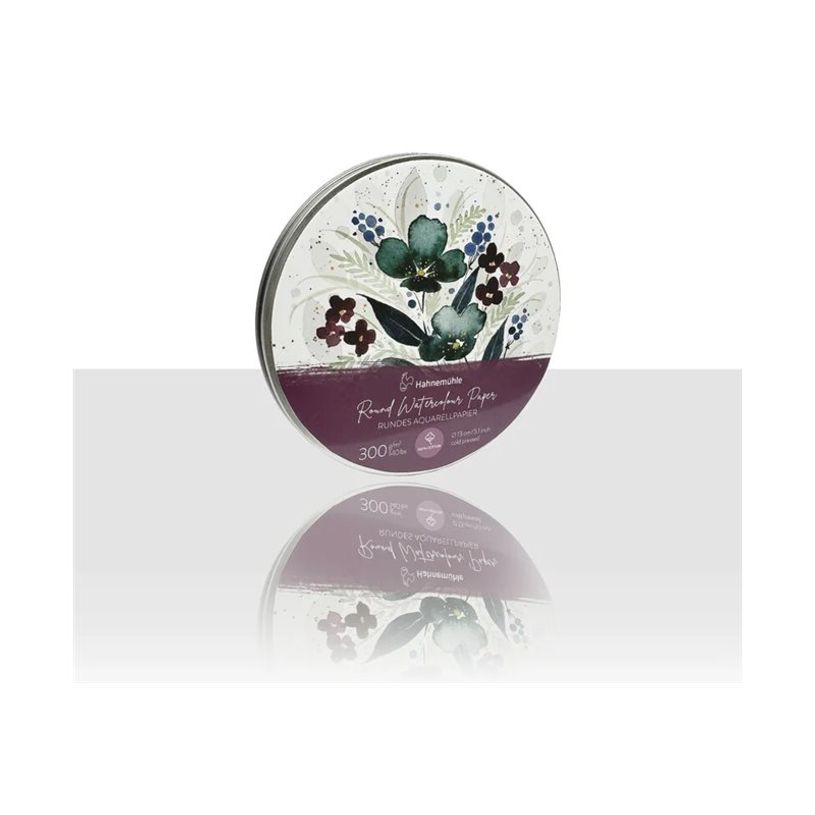 4011367119720-Hahnemühle Watercolour - Papier - 130 mm diameter - rond - 30 feuilles - blanc naturel-P_405232144_5-2