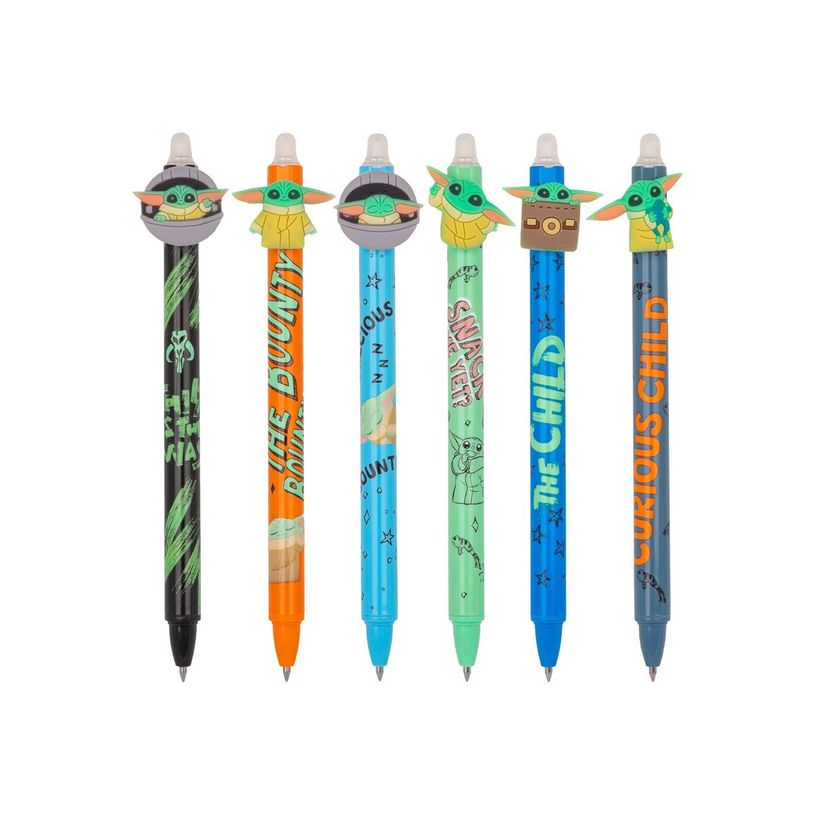 5903686366055-Colorino Mandalorian - Stylo effacable - Baby Yoda - non permanent - bleu - 0.5 mm - rétr-P_405232301_1-0