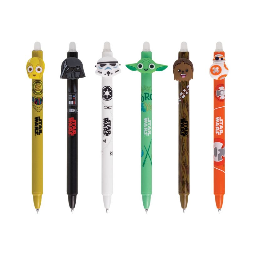 5907620197293-CoolPack Star Wars - Stylo effacable - non permanent - bleu - 0.5 mm - rétractable - avec-P_405232302_1-0
