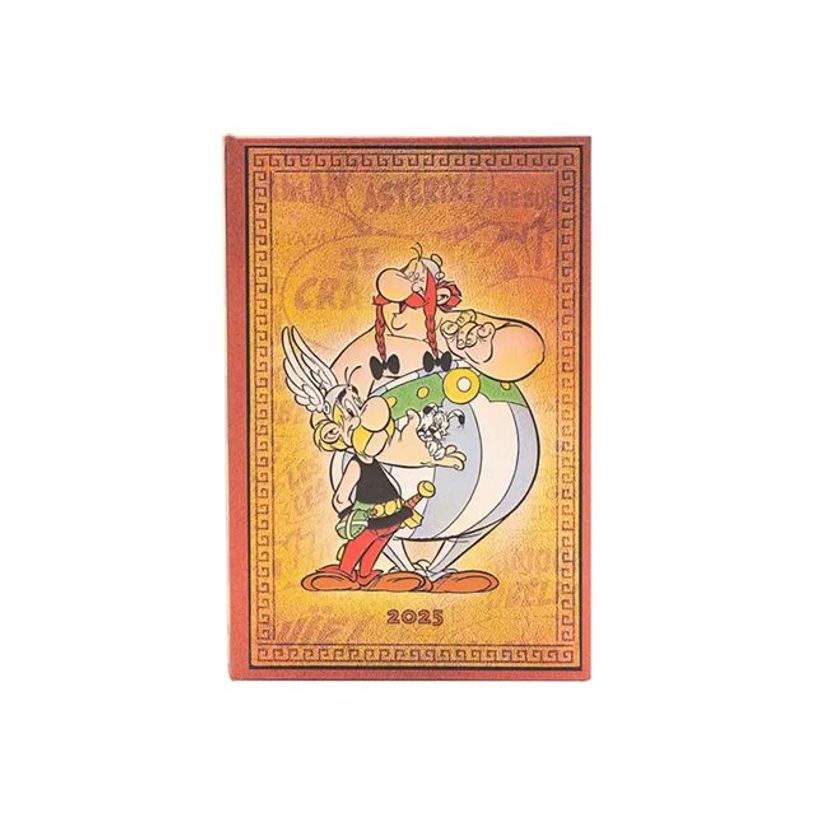 9781408758663-Paperblanks The Adventures of Asterix - Agenda - 2025 - semainier - reliure piquée - mini - 95 x 140 mm - 160 pages - papier crème - Asteri-P_405232318_1-0