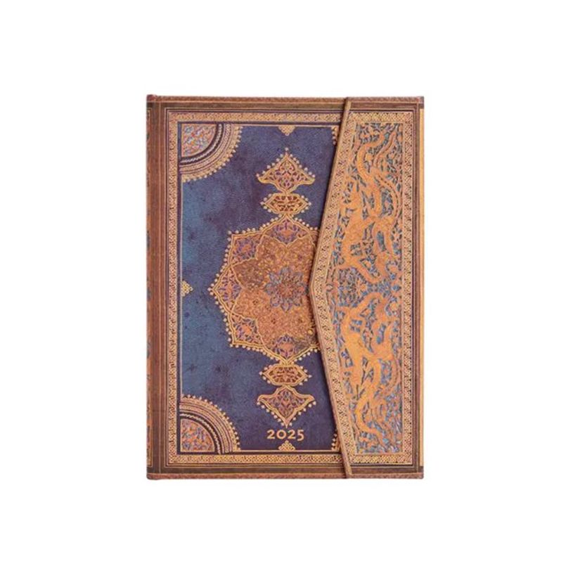 9781408759110-Paperblanks Safavid Binding Art - Agenda - 2025 - semainier - reliure piquée - midi - 125 x 180 mm - 160 pages - papier crème - Indi-P_405232347_3-0