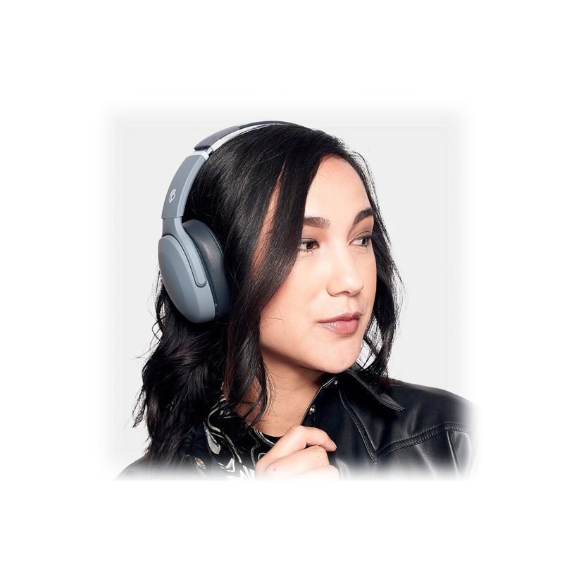 0810015587256-Skullcandy Crusher Evo - Écouteurs sans fil avec micro - gris-P_405232505_7-6