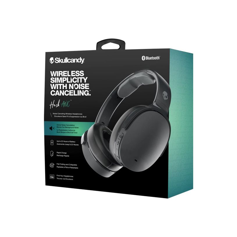 0810015588512-Skullcandy HESH ANC - Écouteurs sans fil avec micro - Suppresseur de bruit actif - noir-P_405232507_7-6
