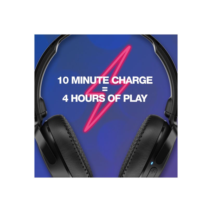 0810045686677-Skullcandy Riff Wireless 2 - Écouteurs sans fil avec micro - noir-P_405232509_10-7