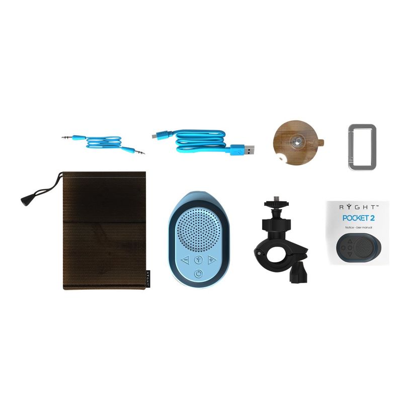 3760206482648-Ryght Pocket 2 - Enceinte bluetooth - bleu Pétrole-P_405232527_11-10