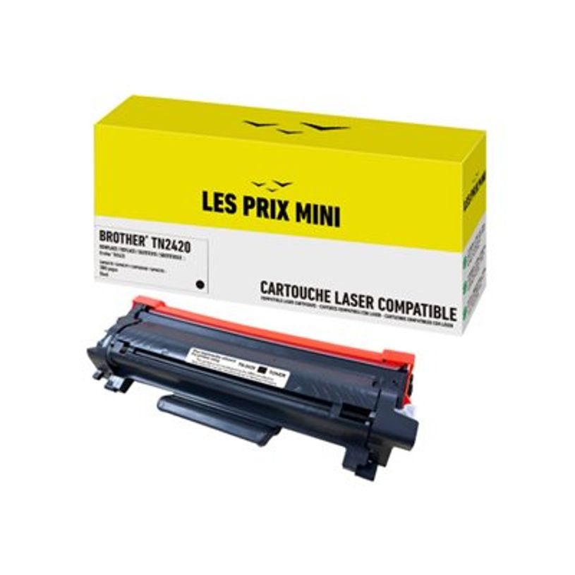 3584770316655-Cartouche laser compatible Brother TN2420 - noir - Les prix mini-P_405232767_2-1