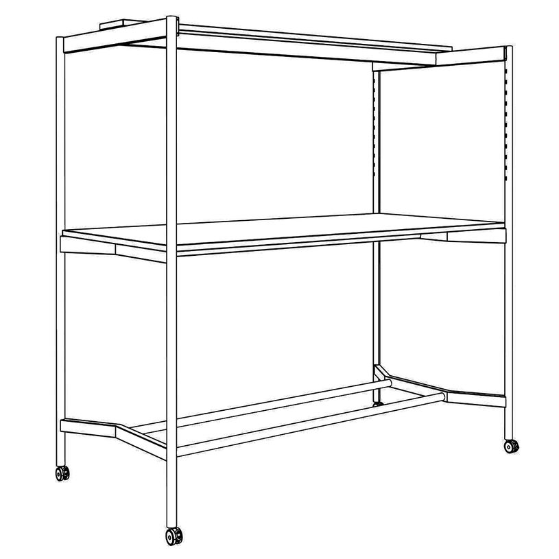 3253310546899-Table Coworking ELKI - L180 - plateau imitation chene clair - pied carbone-P_405232793_2-1