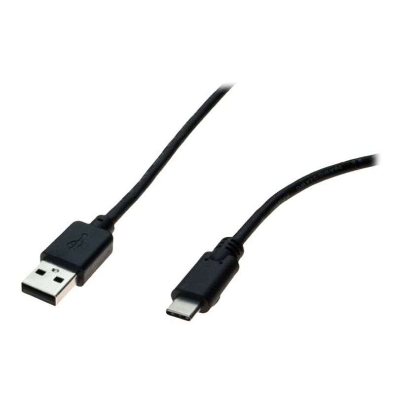 3548381940296-DACOMEX - Câble USB - USB (M) pour 24 pin USB-C (M) - USB 2.0 - 1 m - noir-P_405232933_2-0