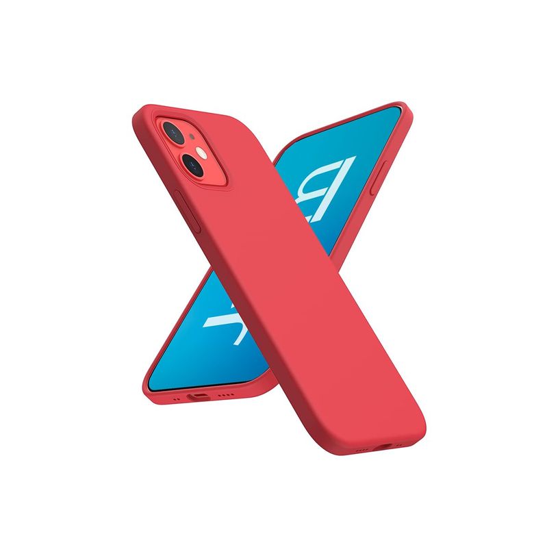 3701263528580-JAYM POP - Coque de protection pour téléphone portable - silicone liquide - rouge-P_405232954_2-0