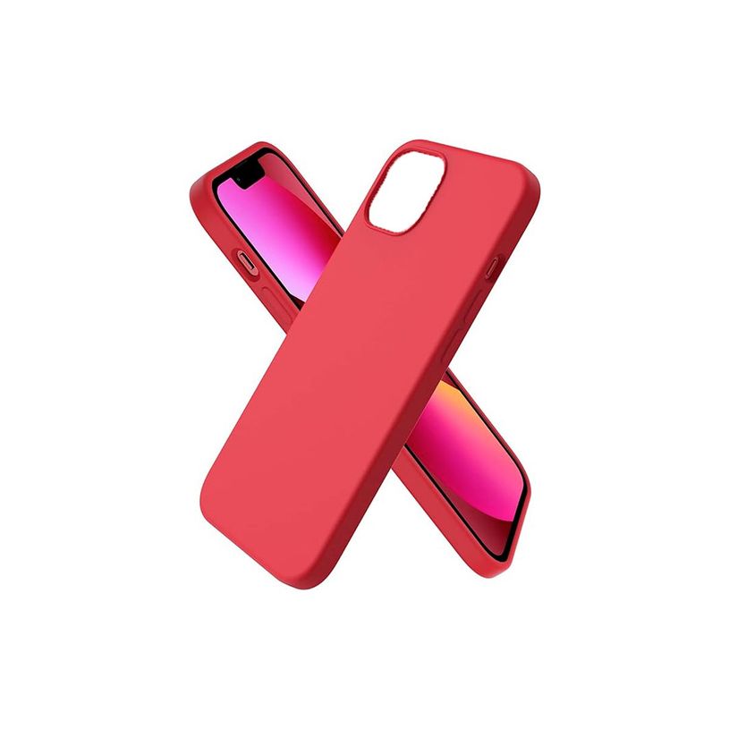 3701263528580-JAYM POP - Coque de protection pour téléphone portable - silicone liquide - rouge-P_405232954_5-3