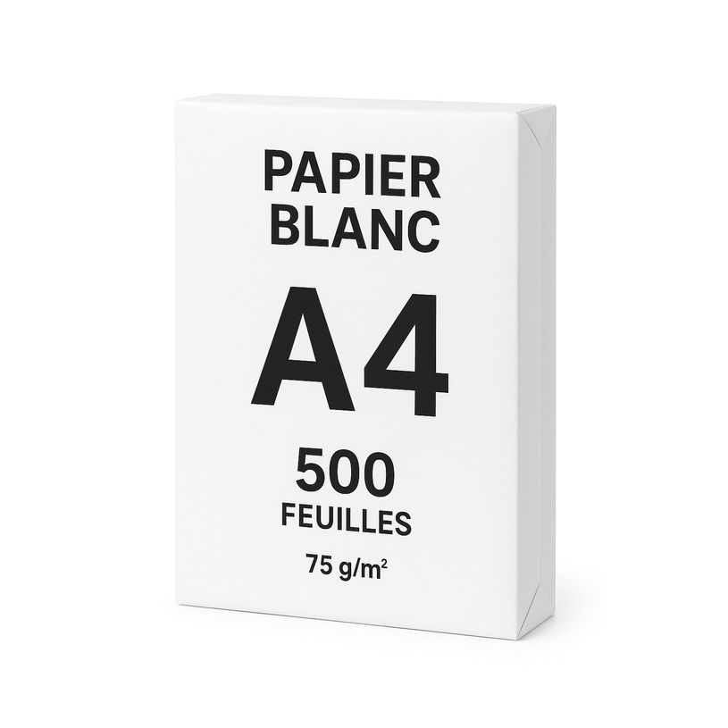 5605683003147-Papier blanc - A4 (210 x 297 mm) - 75g/m² - Ramette de 500 feuilles--0