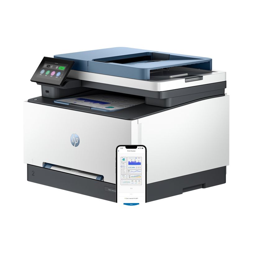 0196786388736-HP Color LaserJet Pro MFP 3302fdw - Imprimante laser multifonction couleur -  A4 - Gigabi-P_405233028_34-3